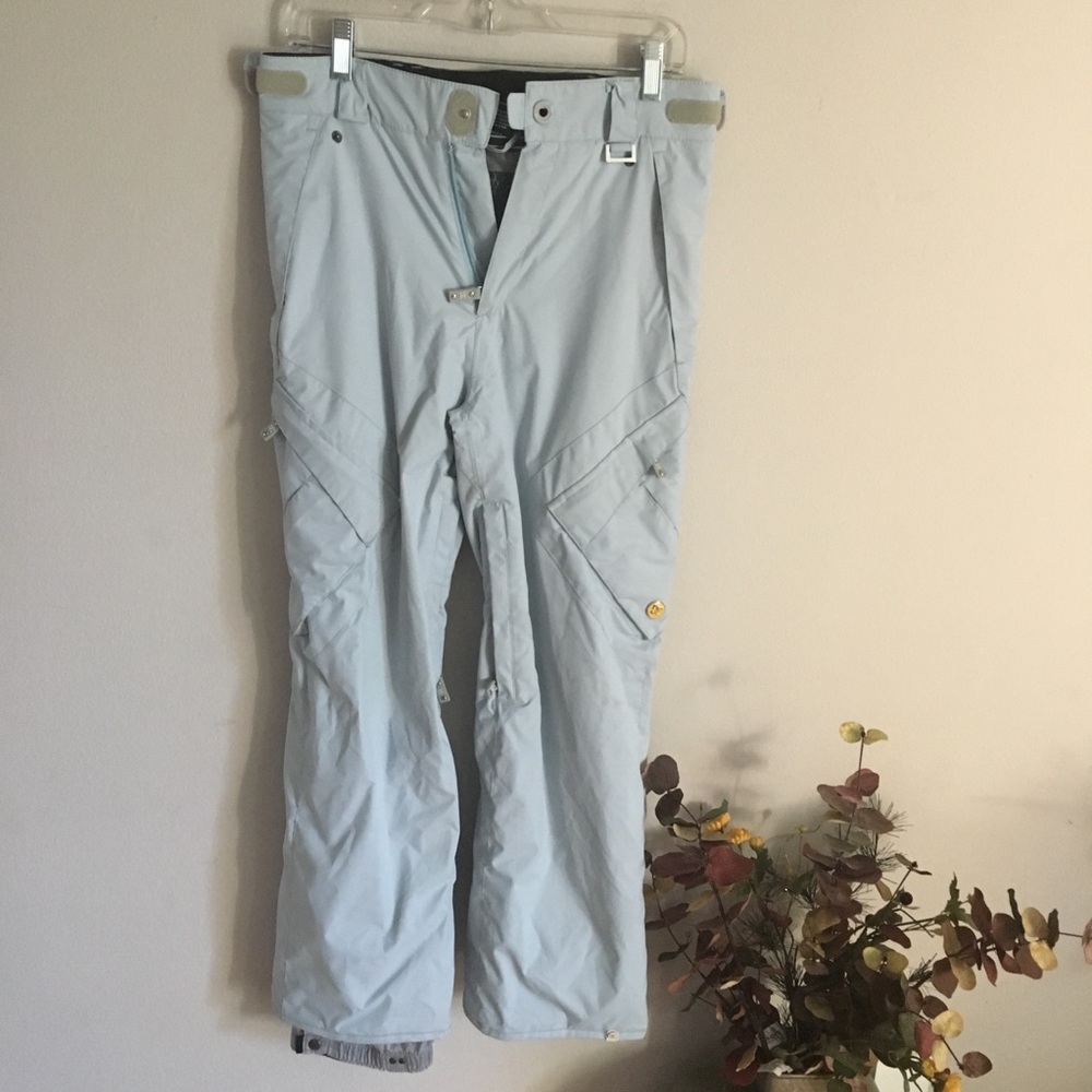 DC Powder Blue Ski Snowboard Snow Pants